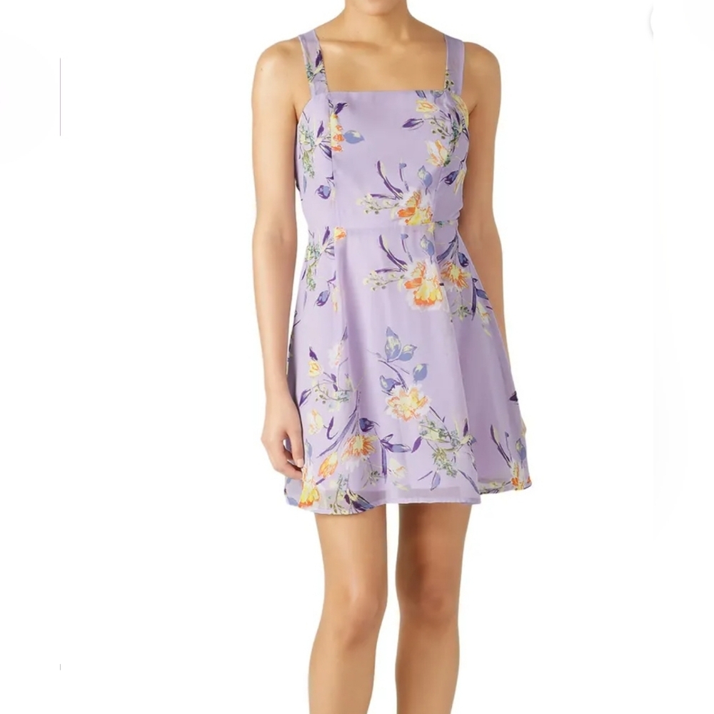 Louna Floral Tie Back Dress